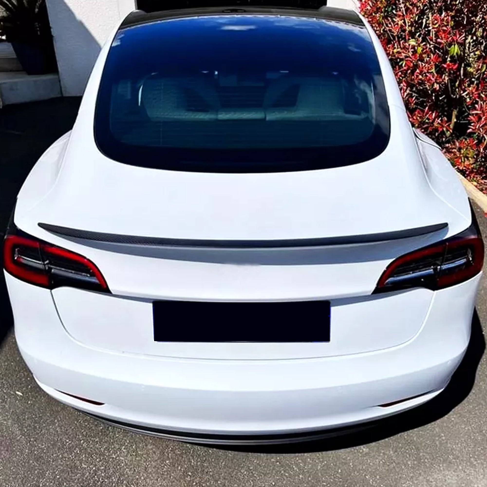 Rear Trunk Spoiler For Tesla Model 3 2016+ Spoiler Piano Black ABS Plastic