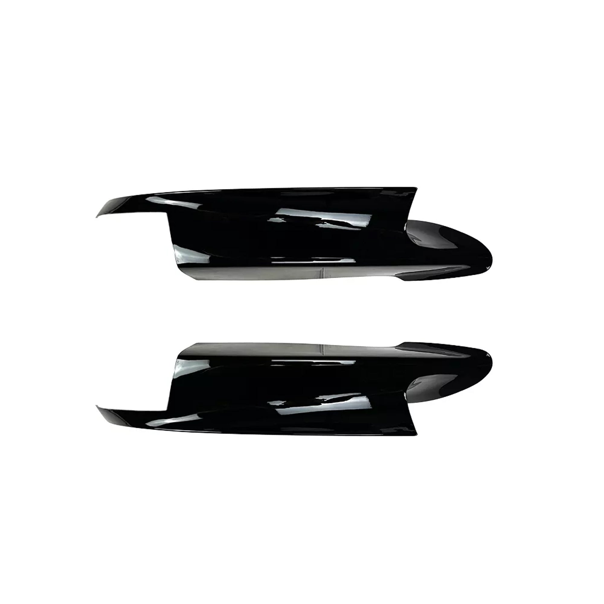 Front Bumper FLAP Wrap for BMW 3 Series E90 E91 E92 E93 2007-2013 M3 Bumper, 2pcs FLAP Canards Lip Splitter Corner Trim Cover Adjustable Tuning Body Part Body Kit