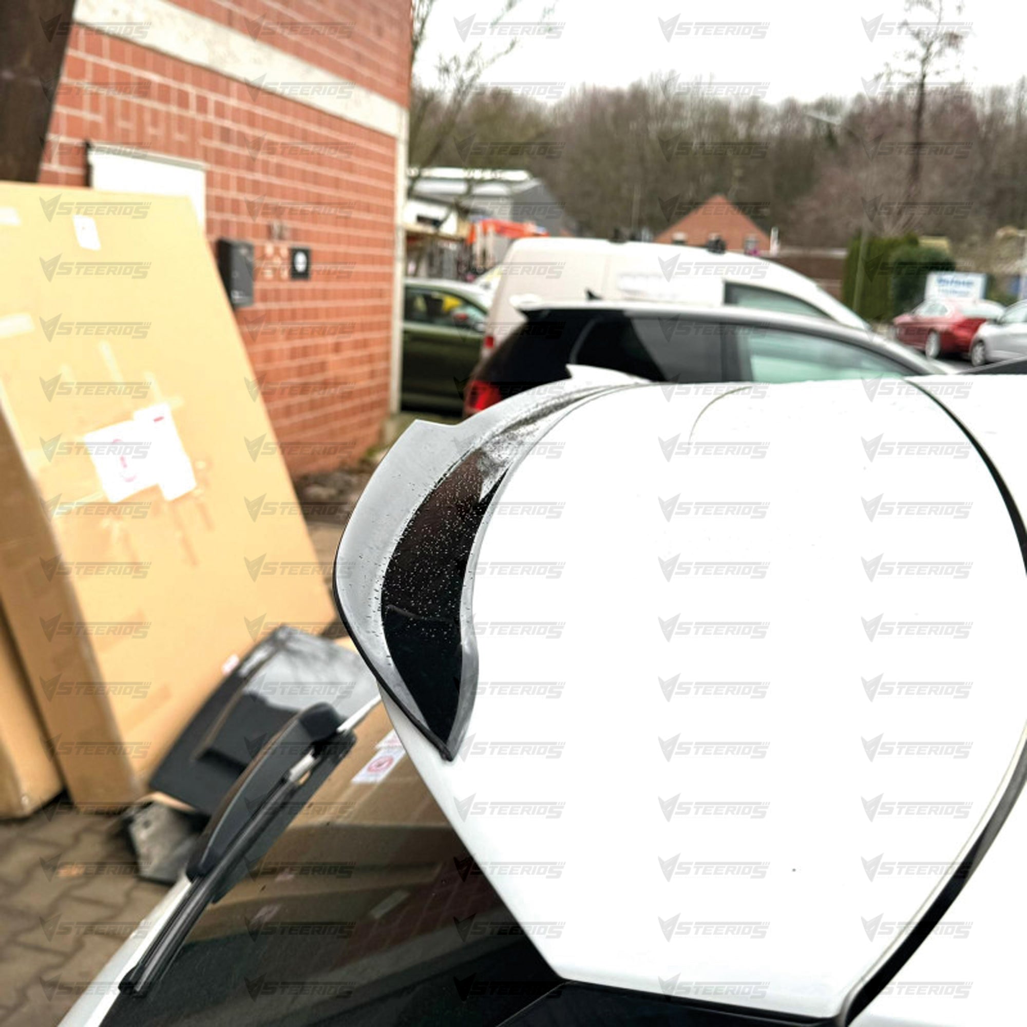 Roof Top Spoiler For Cupra Ateca Mx Cap Spoiler 2021+ Piano Black ABS Plastic