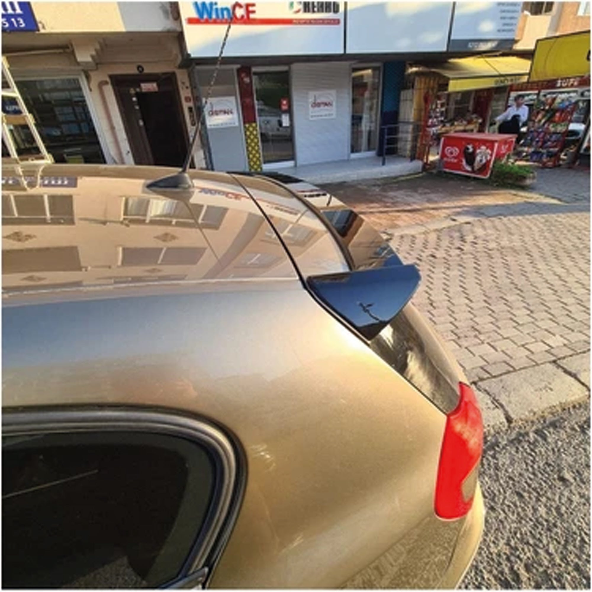 Rear Spoiler For BMW 1 Series E81 E87 2004-2011 118i 120i Piano Black ABS Plastic