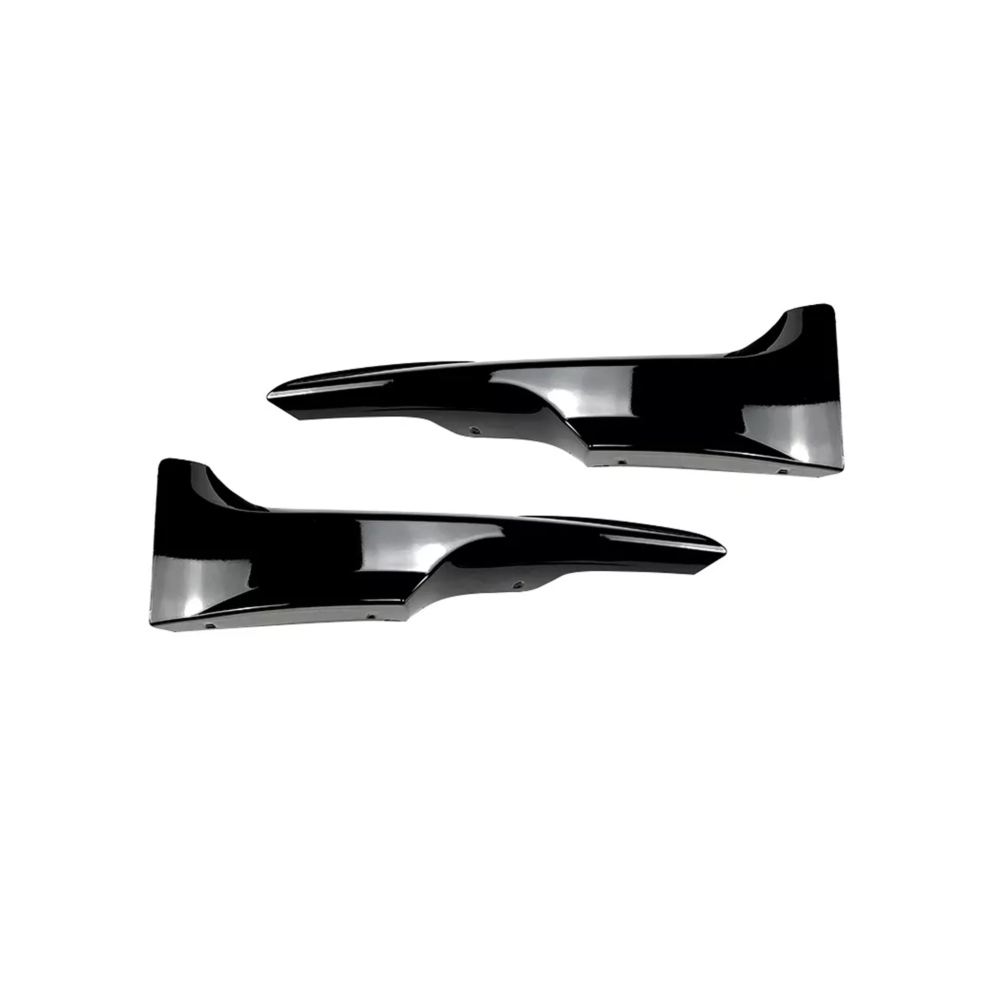 Front Bumper FLAP Wrap for BMW 3 Series E92 E93 Pre-Facelift 2004-2008 M-Tech, 2pcs FLAP Canards Lip Splitter Corner Trim Cover Adjustable Tuning Body Part Body Kit