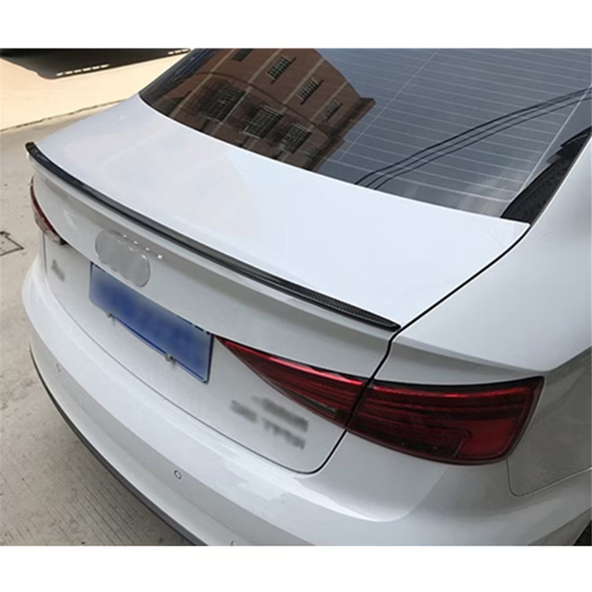 Rear Spoiler For Audi A6 C7 2012-2017 S3 Style Piano Black ABS Plastic