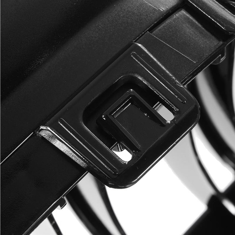 Front Bumper Kidney Racing Grille for BMW 3 Series E90 LCI 2009-2012 325i 320i 330i 335i Car Double Line Sport Grill Glossy Black Cover