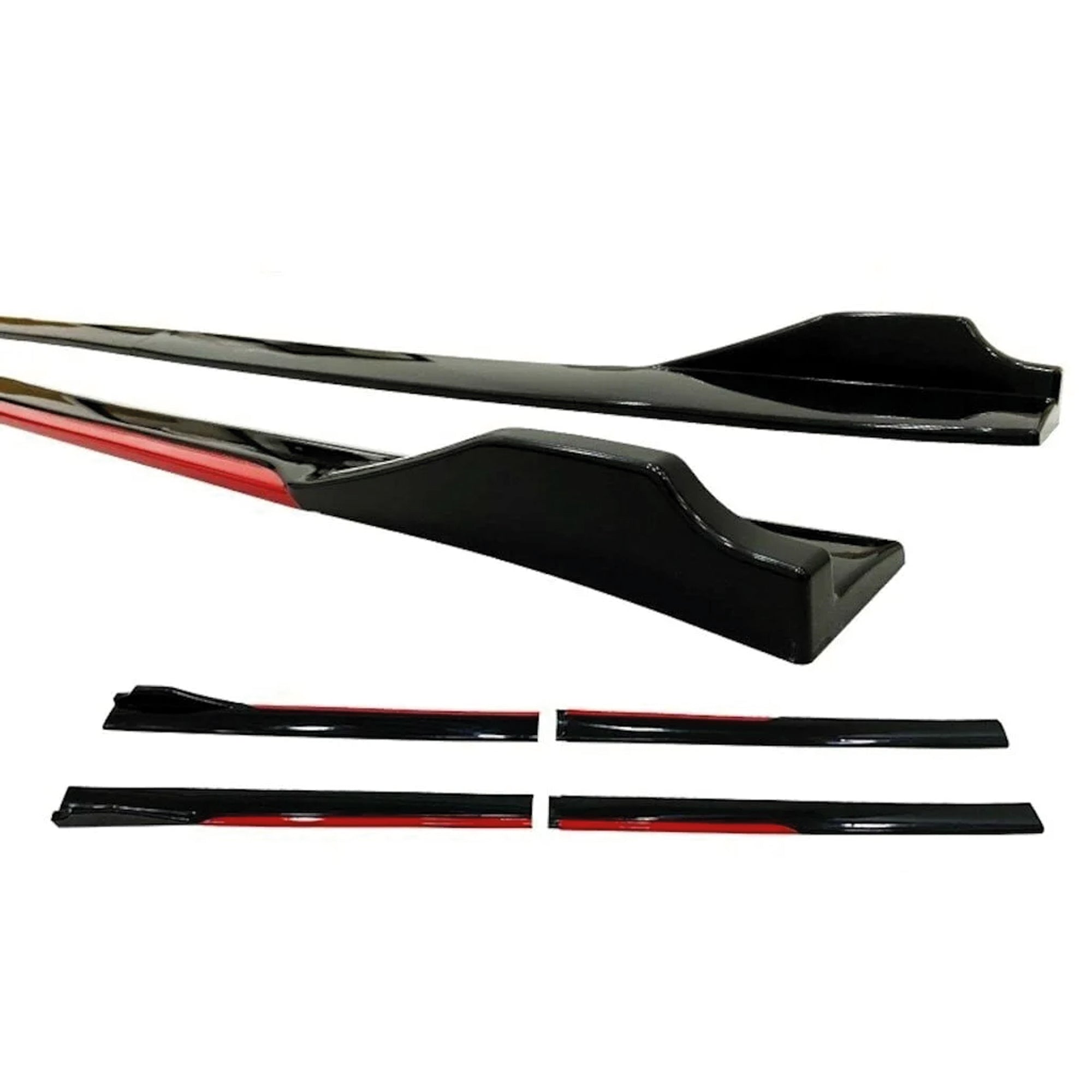 Universal Side Skirts 8pcs Adjustable All Car