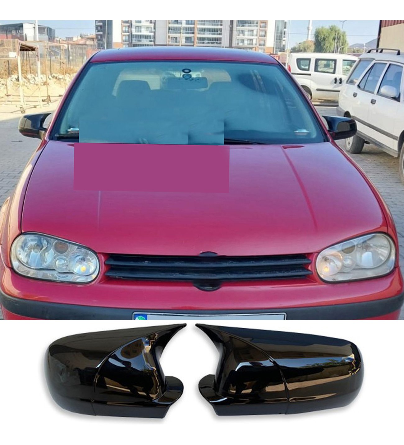 Mirror Cover for VW Golf MK4 1997-2003 Batman Model