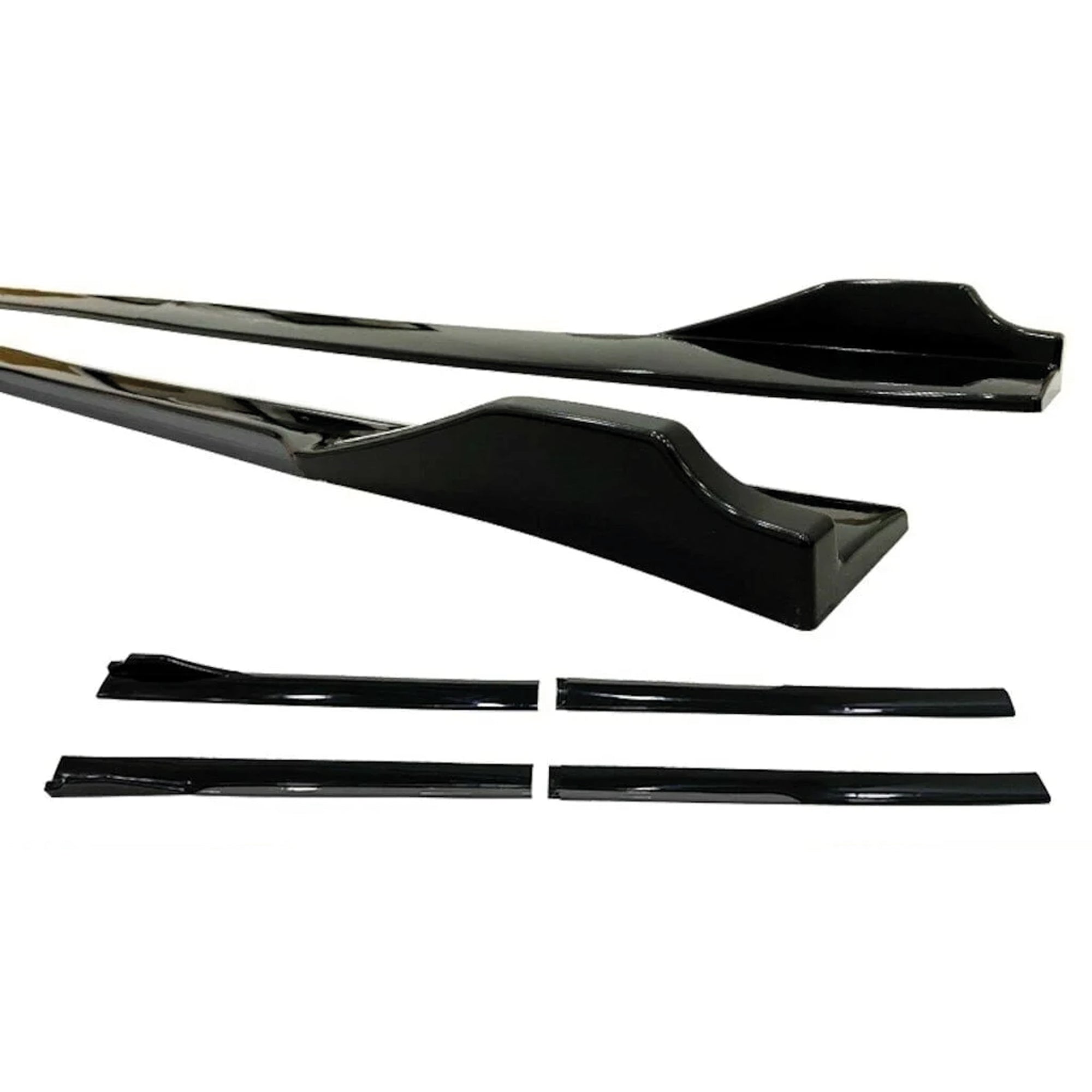Universal Side Skirts 8pcs Adjustable All Car