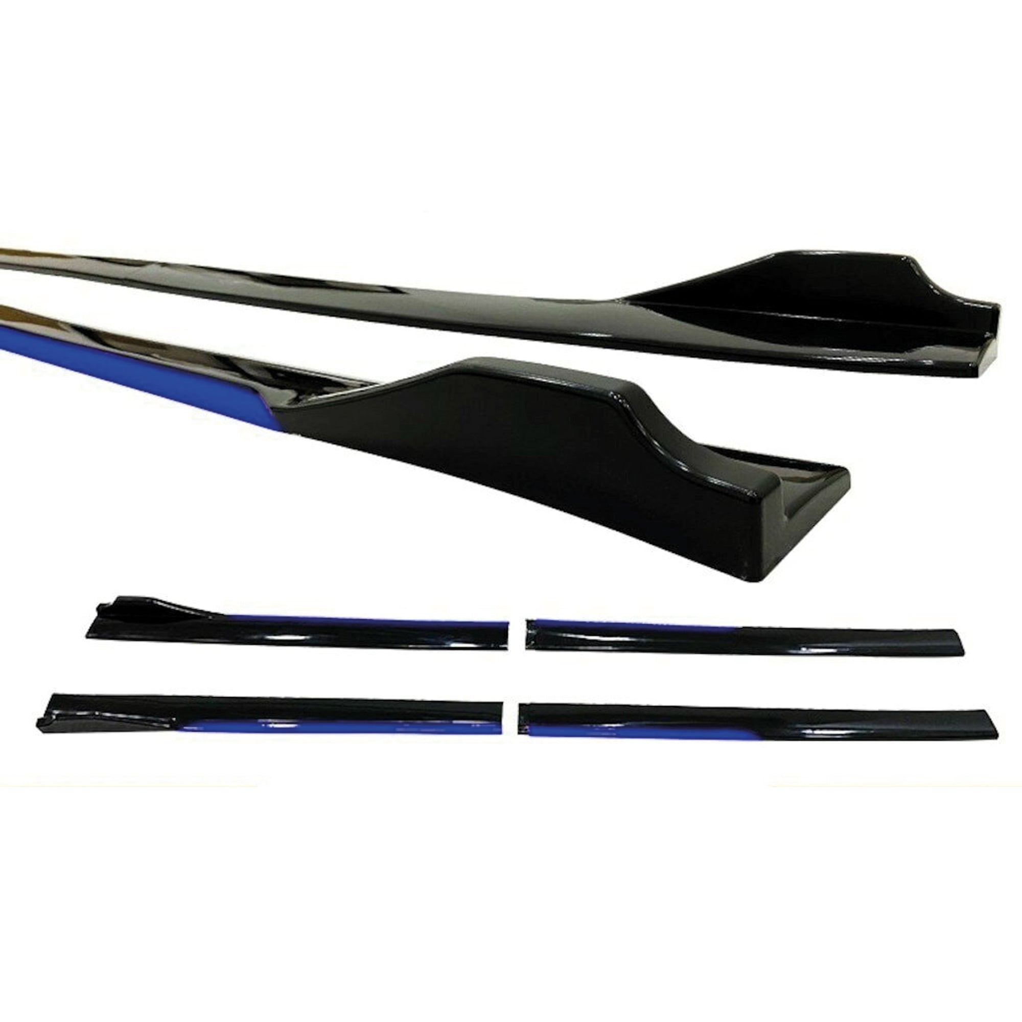 Universal Side Skirts 8pcs Adjustable All Car